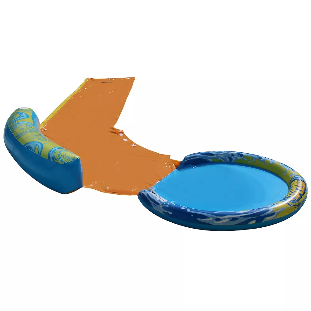 Boys Girls Banzai BANZAI Cyclone Splash Park 3-in-1 Sprinkler, Pool and Curved Slide - Outdoor Backyard Summer Water Play for Kids (16 feet). - Image 5