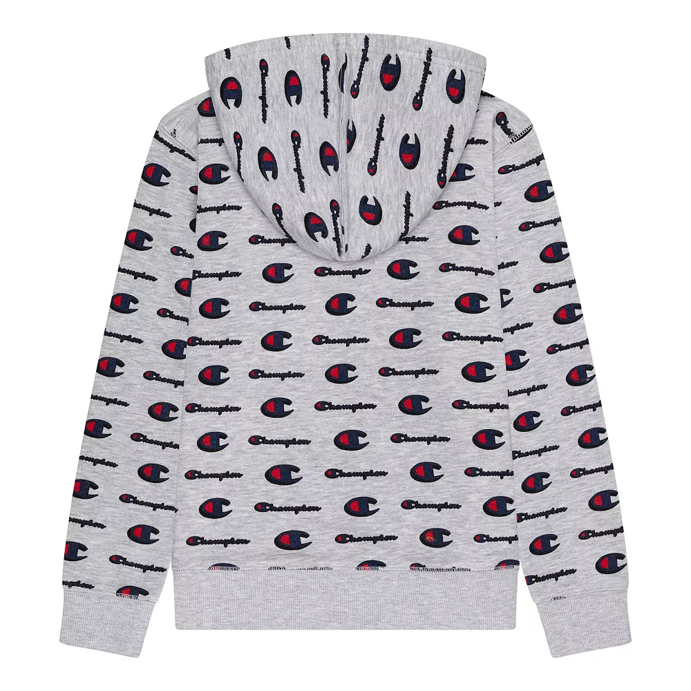 Boys 8-20 Champion® Multicolor Script Fleece Hoodie - Image 3
