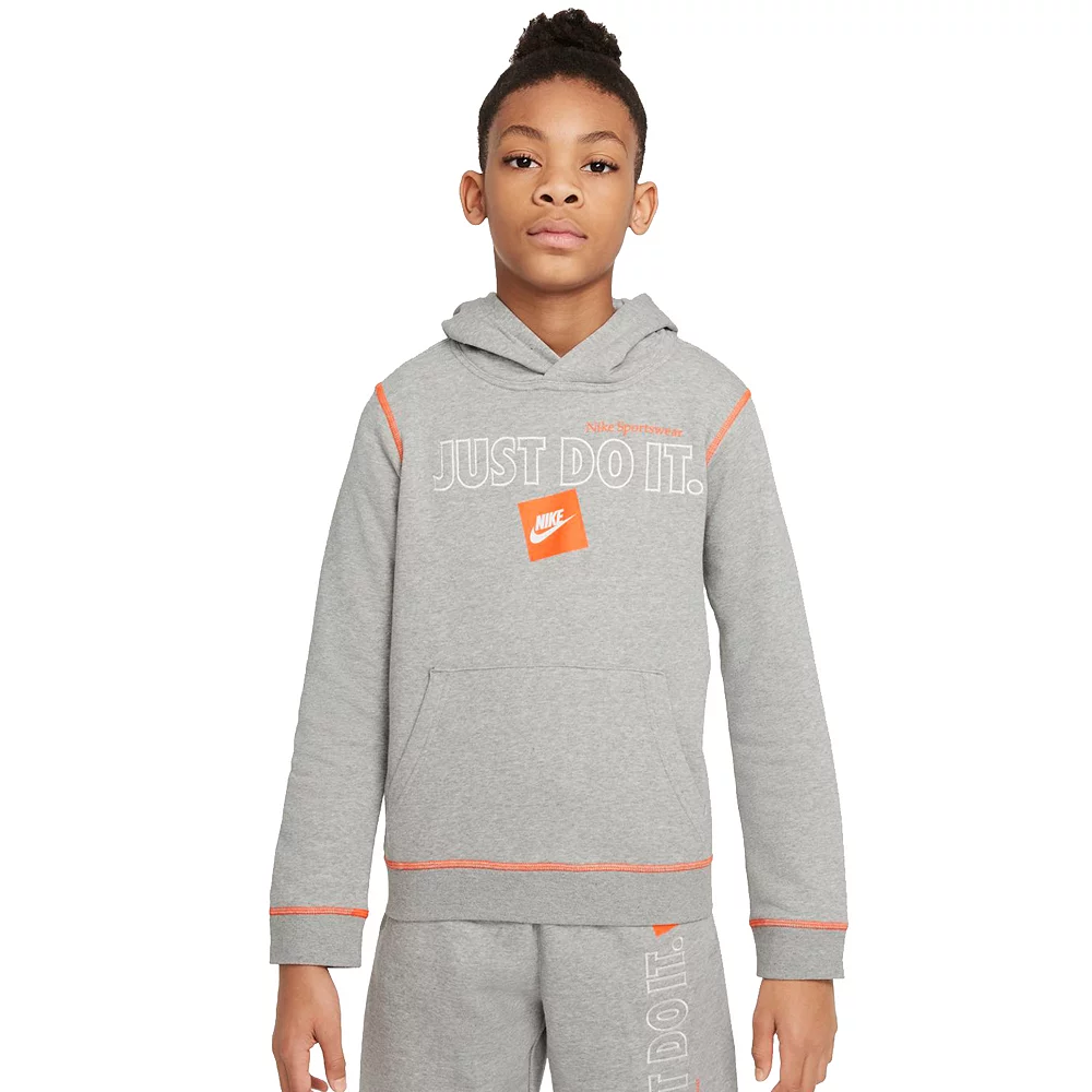 Boys 8-20 Nike Club Fleece Just Do It Pullover Hoodie