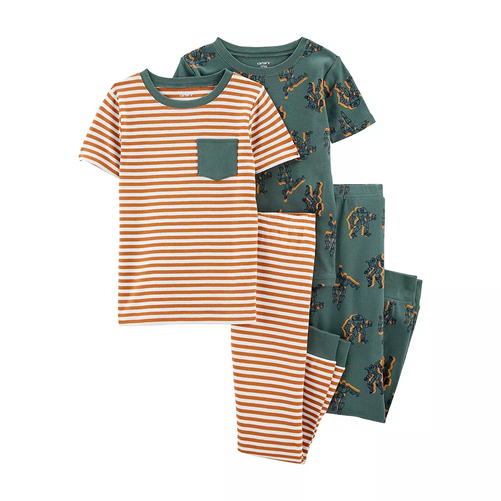 Boys 4-14 Carter's Top & Bottoms Pajama Set - Image 9
