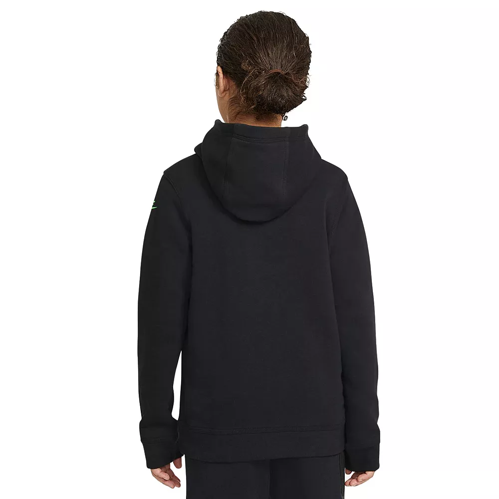Boys 8-20 Nike Club Fleece Boxy Hoodie - Image 3
