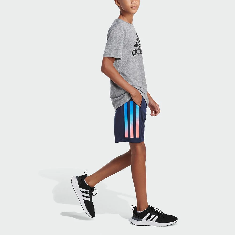 Boys 8-20 adidas Bold 3-Stripe Shorts - Image 6