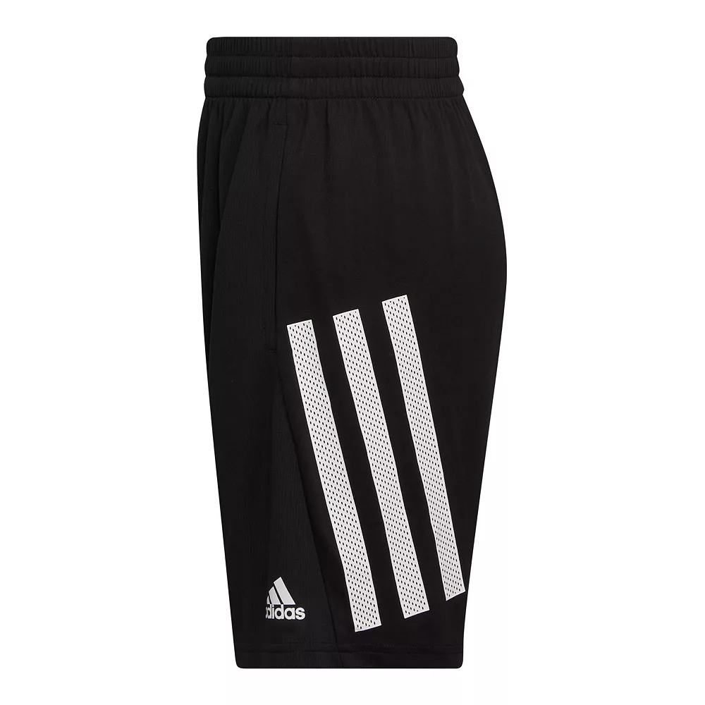 Boys 8-20 adidas Bold 3-Stripe Shorts - Image 2
