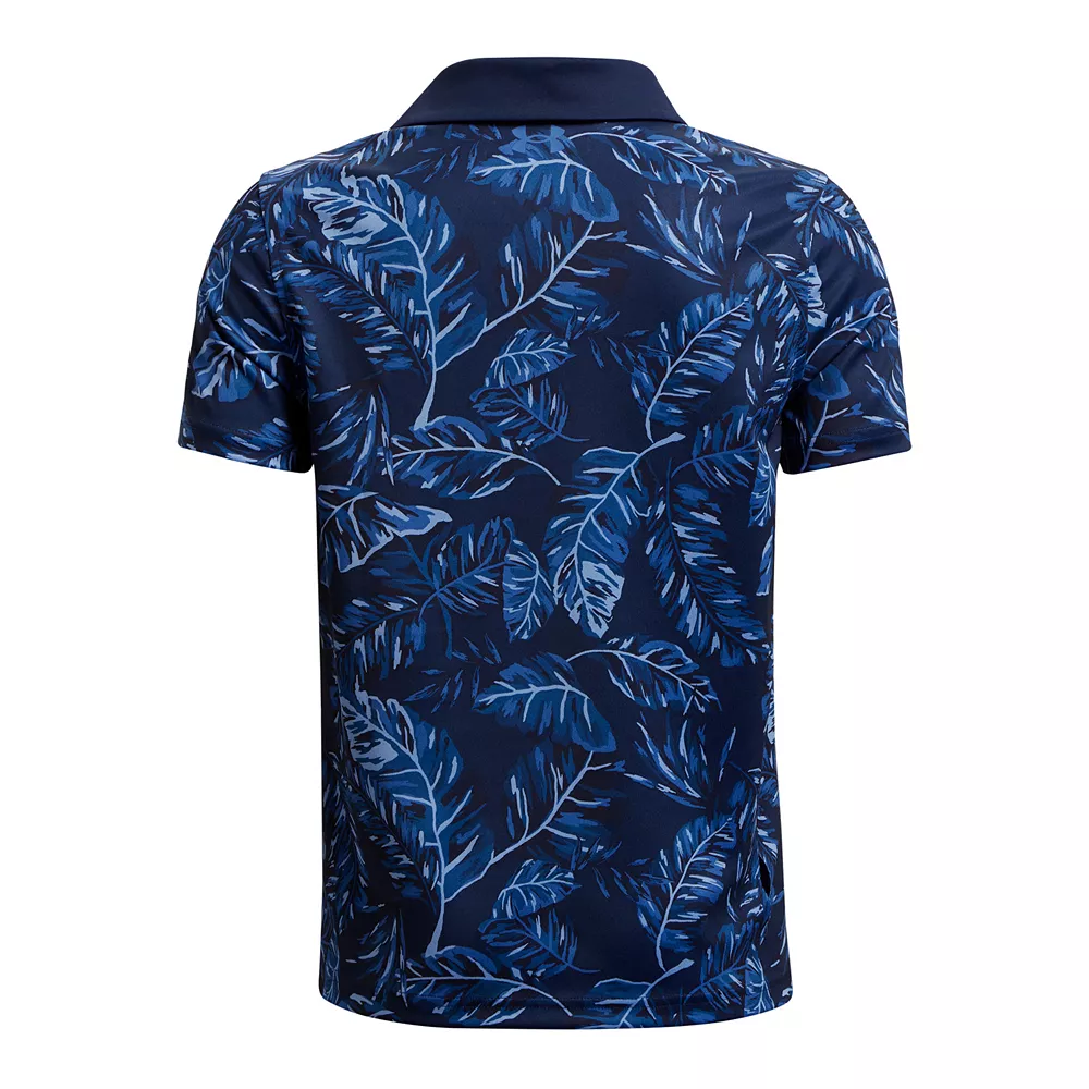 Boys 8-20 Under Armour Performance Printed Polo - Image 3