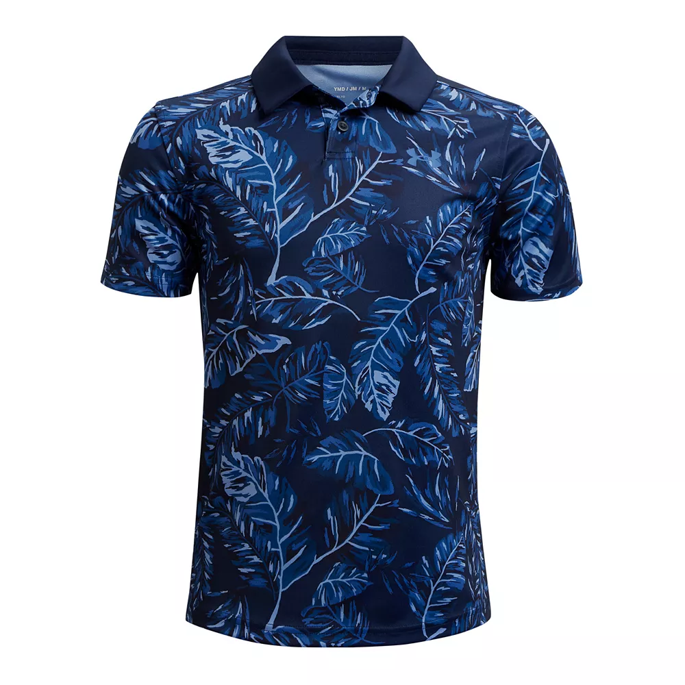 Boys 8-20 Under Armour Performance Printed Polo - Image 2