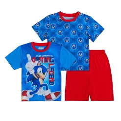Boys 4-10 Sonic the Hedgehog Tops & Bottom Pajama Set