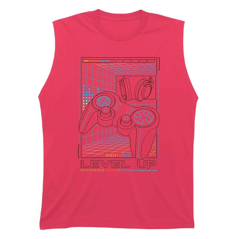 Boys 8-20 Tek Gear® Graphic Muscle Tank in Regular & Husky - Image 10