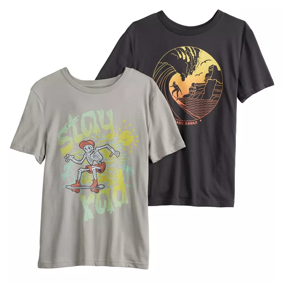 Boys 8-20 Sonoma Goods For Life® Everyday Graphic Tee 2-Pack Set
