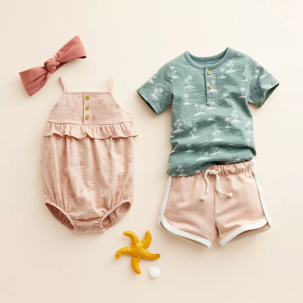 Baby & Toddler Little Co. by Lauren Conrad Organic Short-Sleeve Henley Tee - Image 5