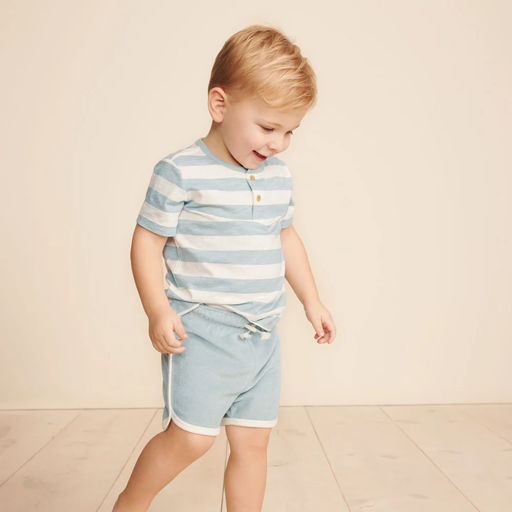 Baby & Toddler Little Co. by Lauren Conrad Organic Short-Sleeve Henley Tee - Image 6