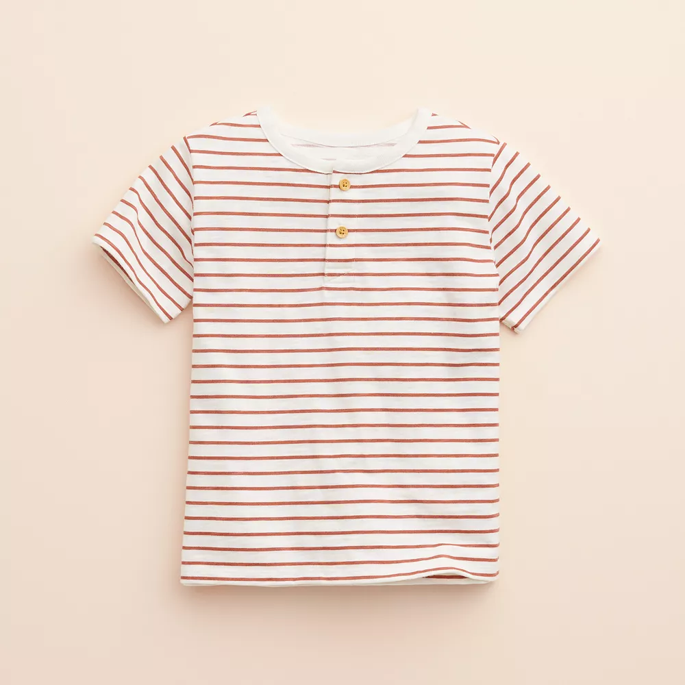 Baby & Toddler Little Co. by Lauren Conrad Organic Short-Sleeve Henley Tee - Image 2