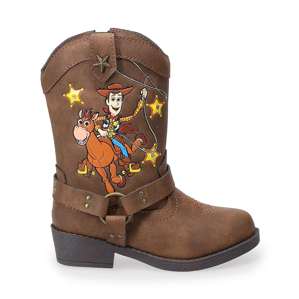 Disney / Pixar Toy Story Woody and Bullseye Toddler Boys' Cowboy Boots - Image 2