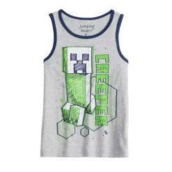 Boys 4-12 Jumping Beans® Minecraft Creeper Graphic Tank Top