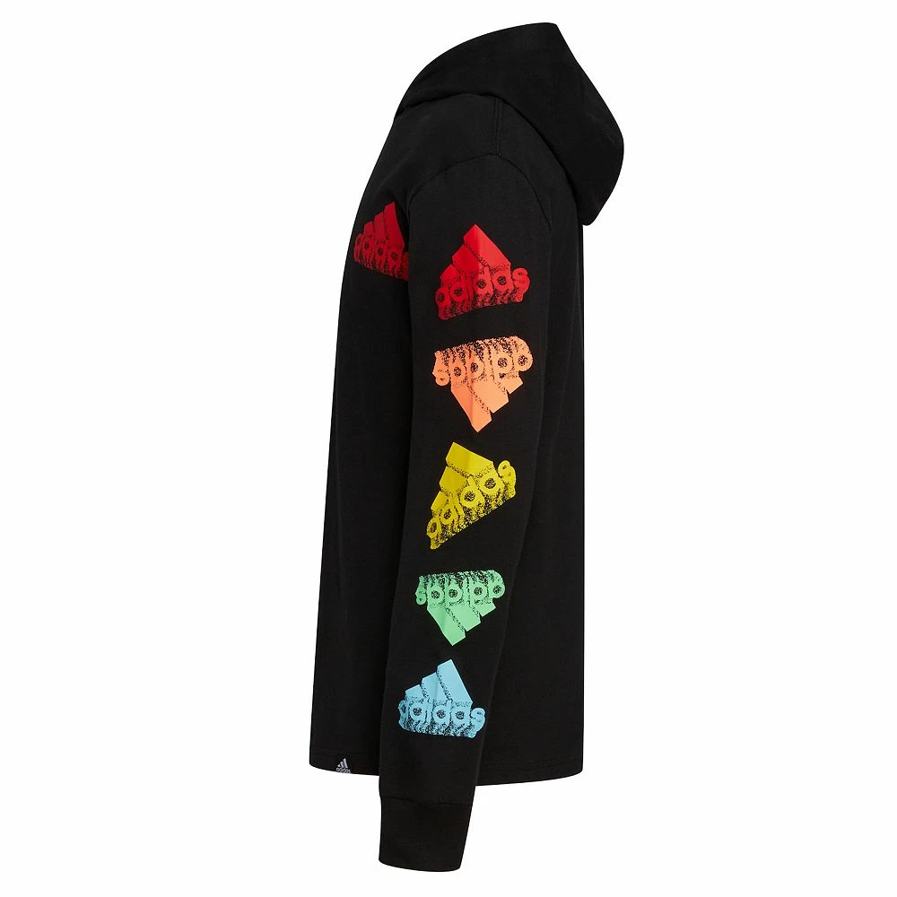 Boys 8-20 adidas Badge of Sport Hooded Tee - Image 5