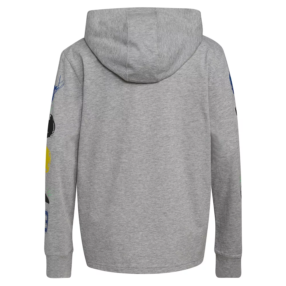 Boys 8-20 adidas Sport Stamp Hooded Tee - Image 5