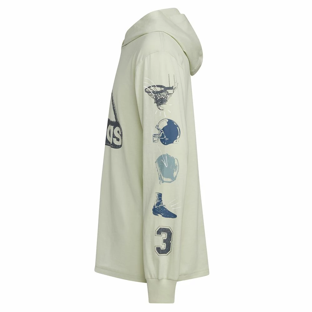 Boys 8-20 adidas Sport Stamp Hooded Tee - Image 8