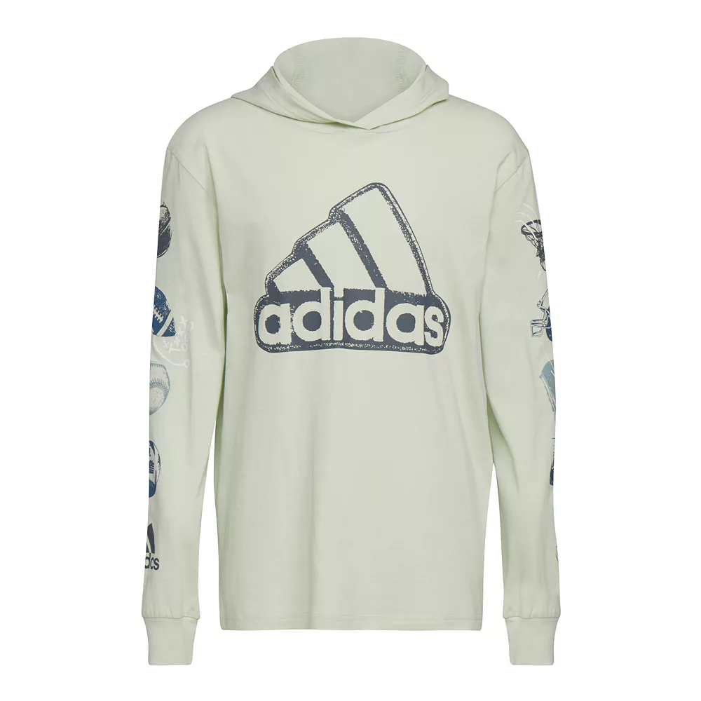 Boys 8-20 adidas Sport Stamp Hooded Tee - Image 3