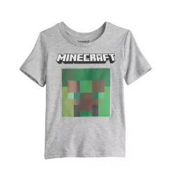 Boys 4-12 Jumping Beans® Minecraft Creeper & Steve Lenticular Graphic Tee