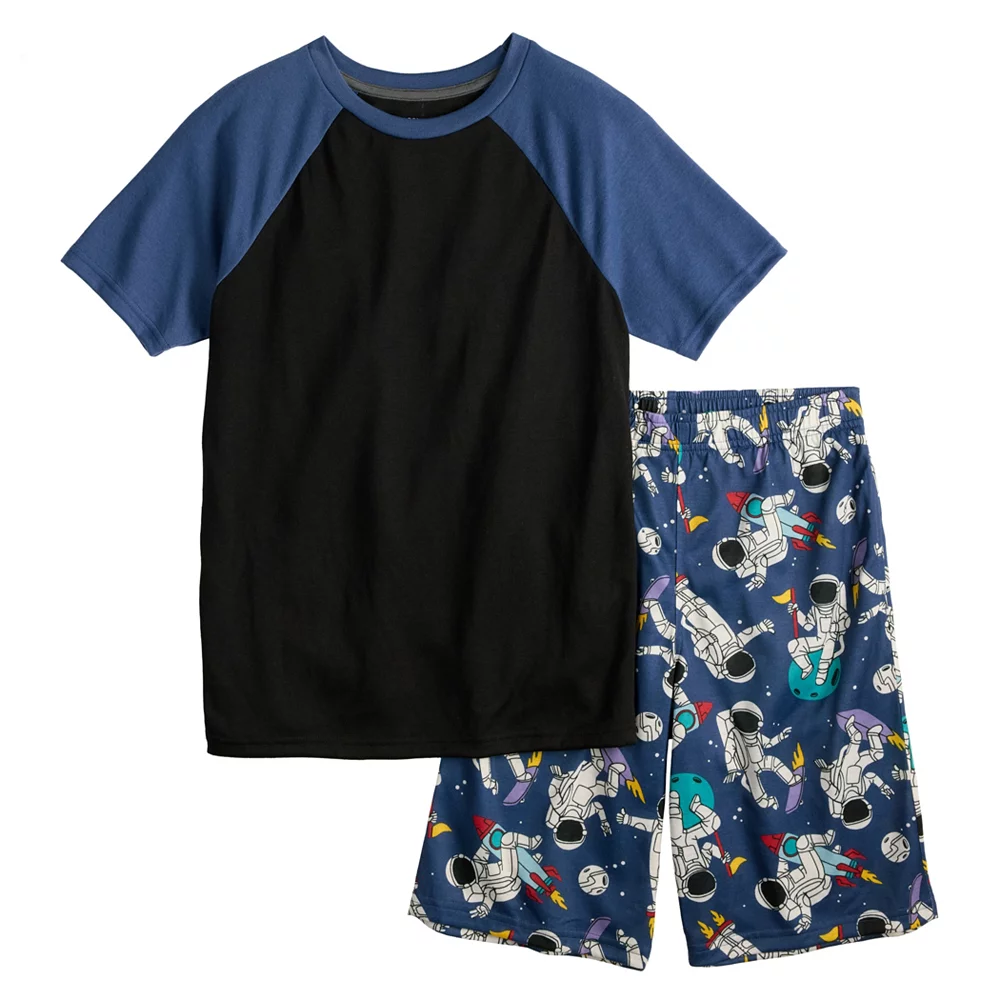 Boys 5-16 Sonoma Goods For Life® Top & Shorts Pajama Set - Image 4
