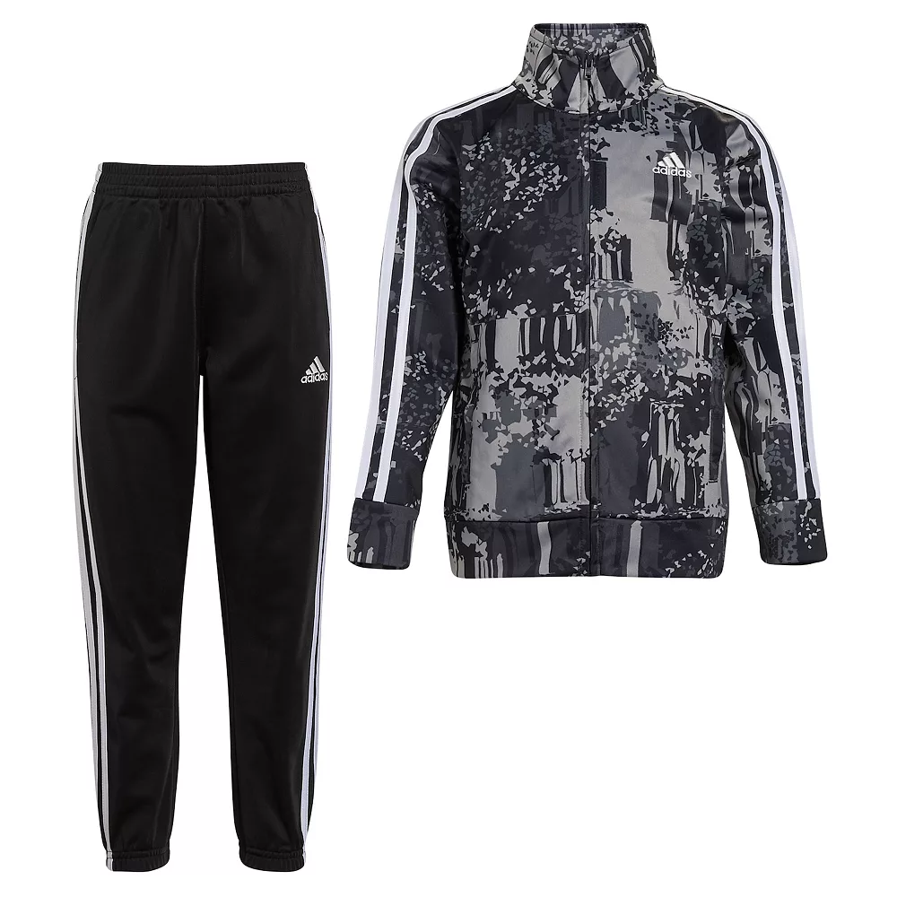 Toddler Boy adidas Camo Track Jacket & 3-Stripe Jogger Pants Set