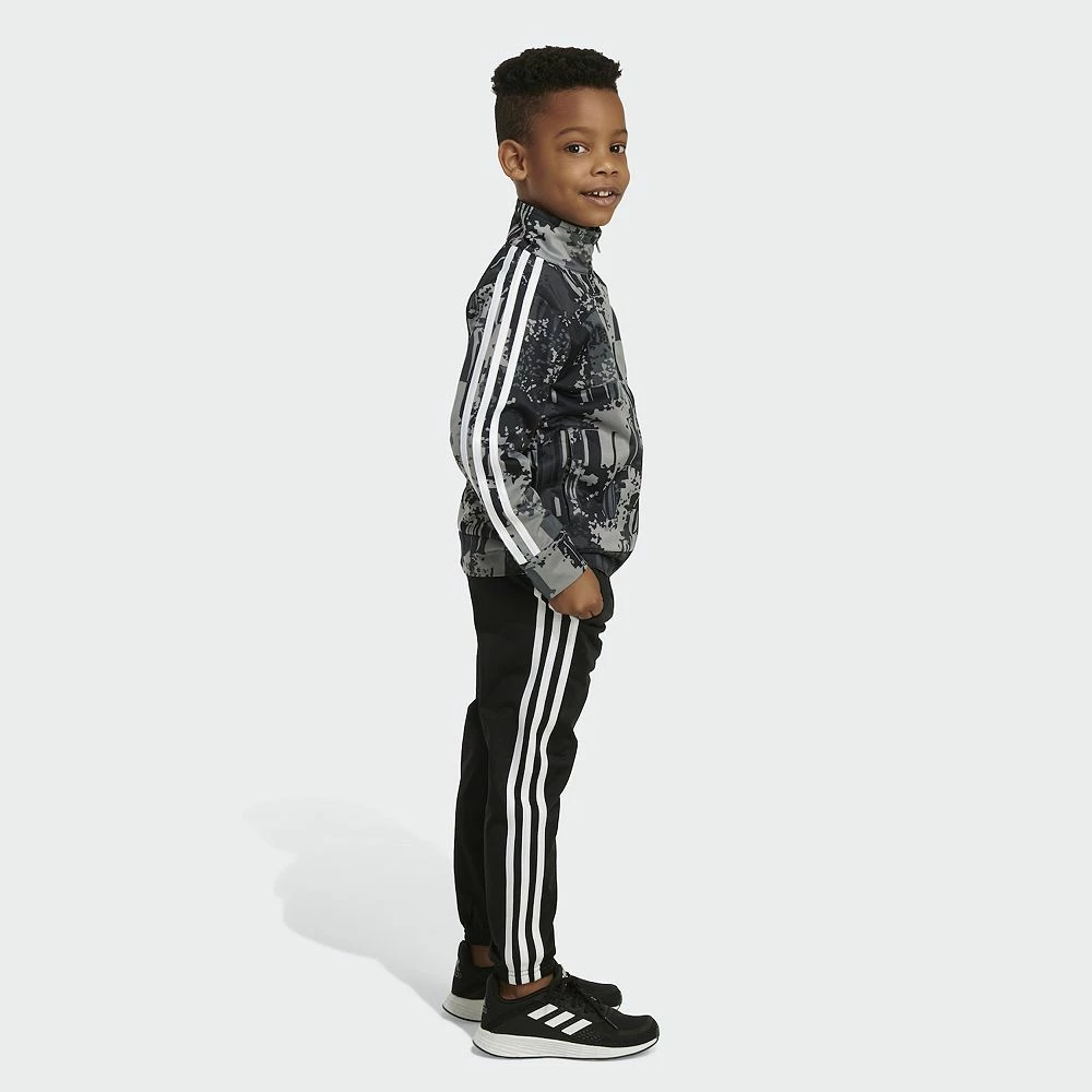 Toddler Boy adidas Camo Track Jacket & 3-Stripe Jogger Pants Set - Image 4