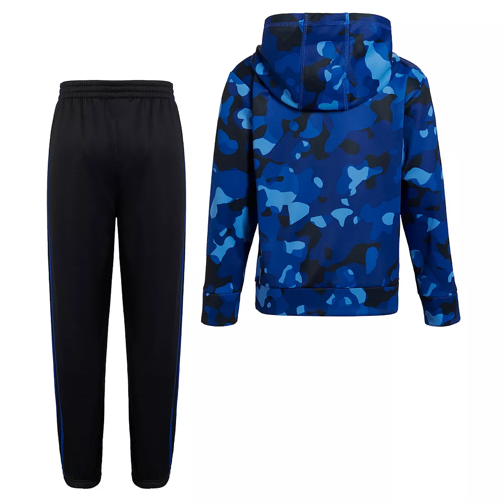 Toddler Boy adidas Camo Fleece Logo Graphic Hoodie & Jogger Pants Set - Image 2