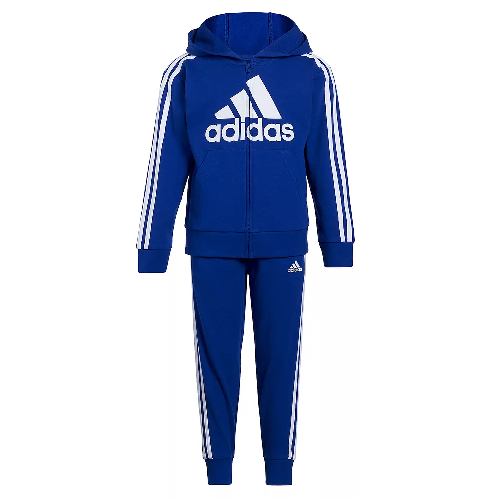 Boys 4-7 adidas French Terry Logo Graphic Hoodie & Jogger Pants Set - Image 4