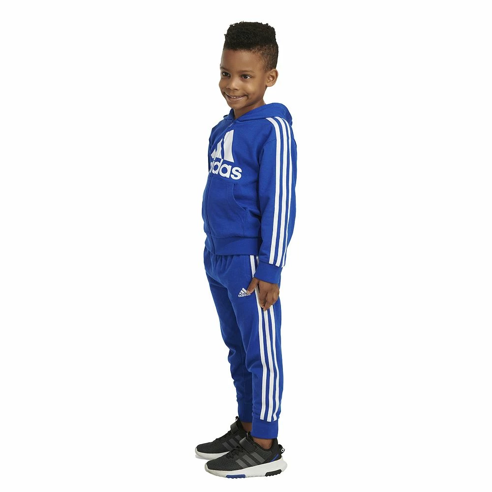 Boys 4-7 adidas French Terry Logo Graphic Hoodie & Jogger Pants Set - Image 7