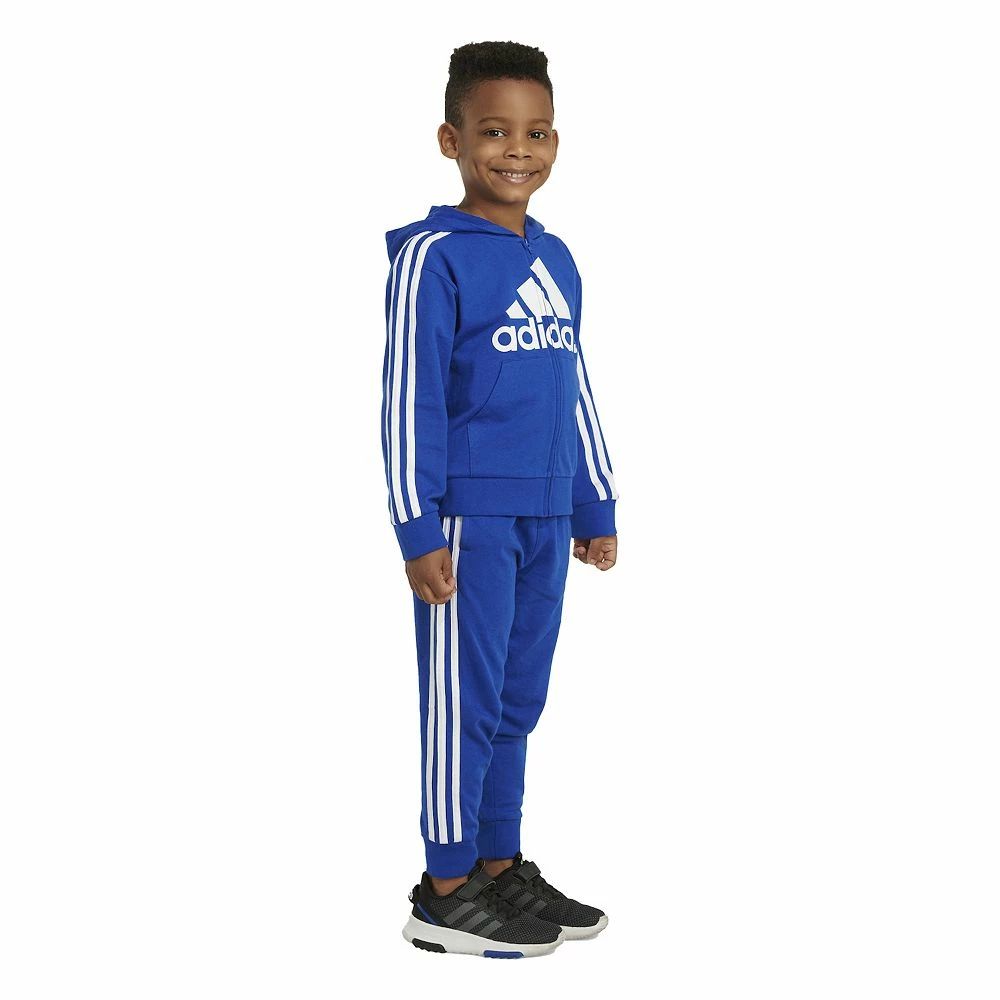 Boys 4-7 adidas French Terry Logo Graphic Hoodie & Jogger Pants Set - Image 8