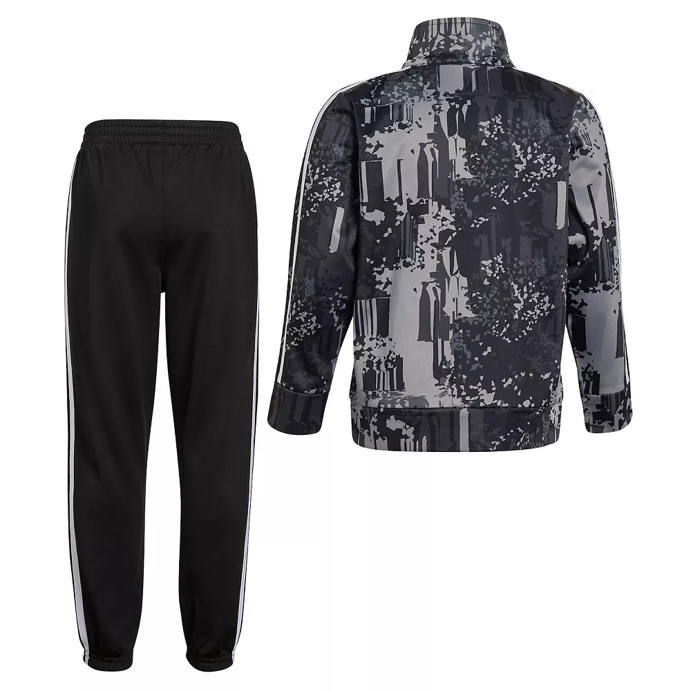 Boys 4-7 adidas Tricot Printed Track Jacket & Jogger Pants Set - Image 3