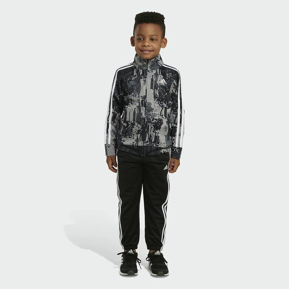 Boys 4-7 adidas Tricot Printed Track Jacket & Jogger Pants Set - Image 5