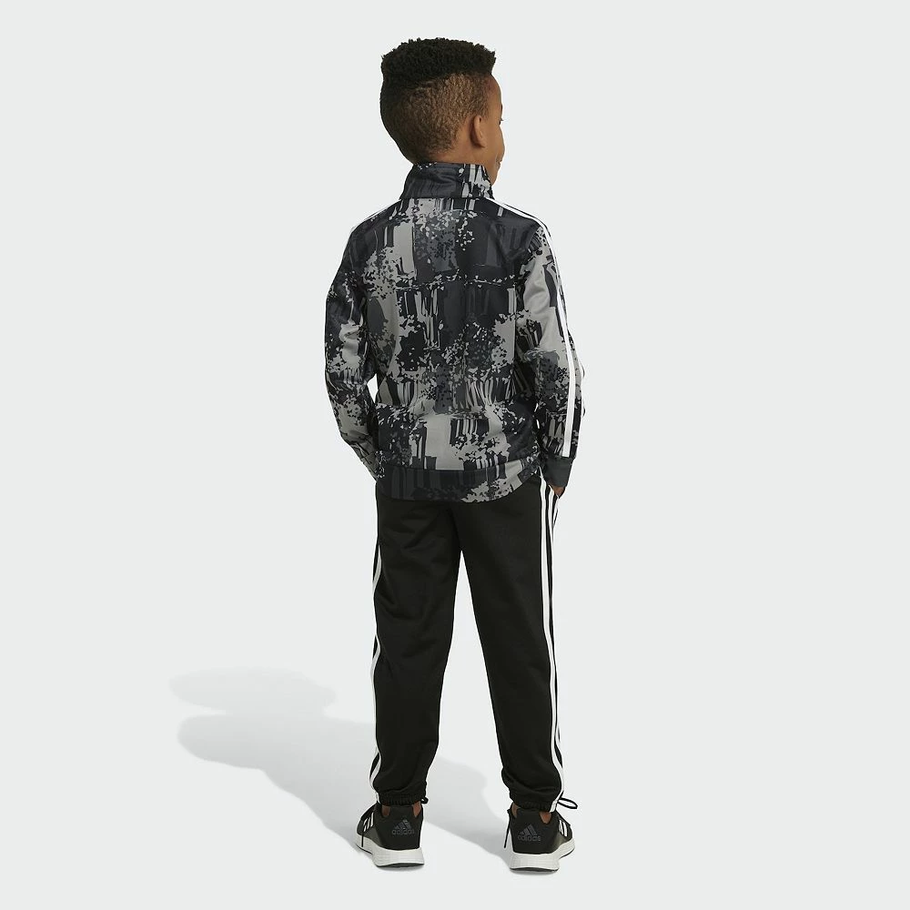 Boys 4-7 adidas Tricot Printed Track Jacket & Jogger Pants Set - Image 6
