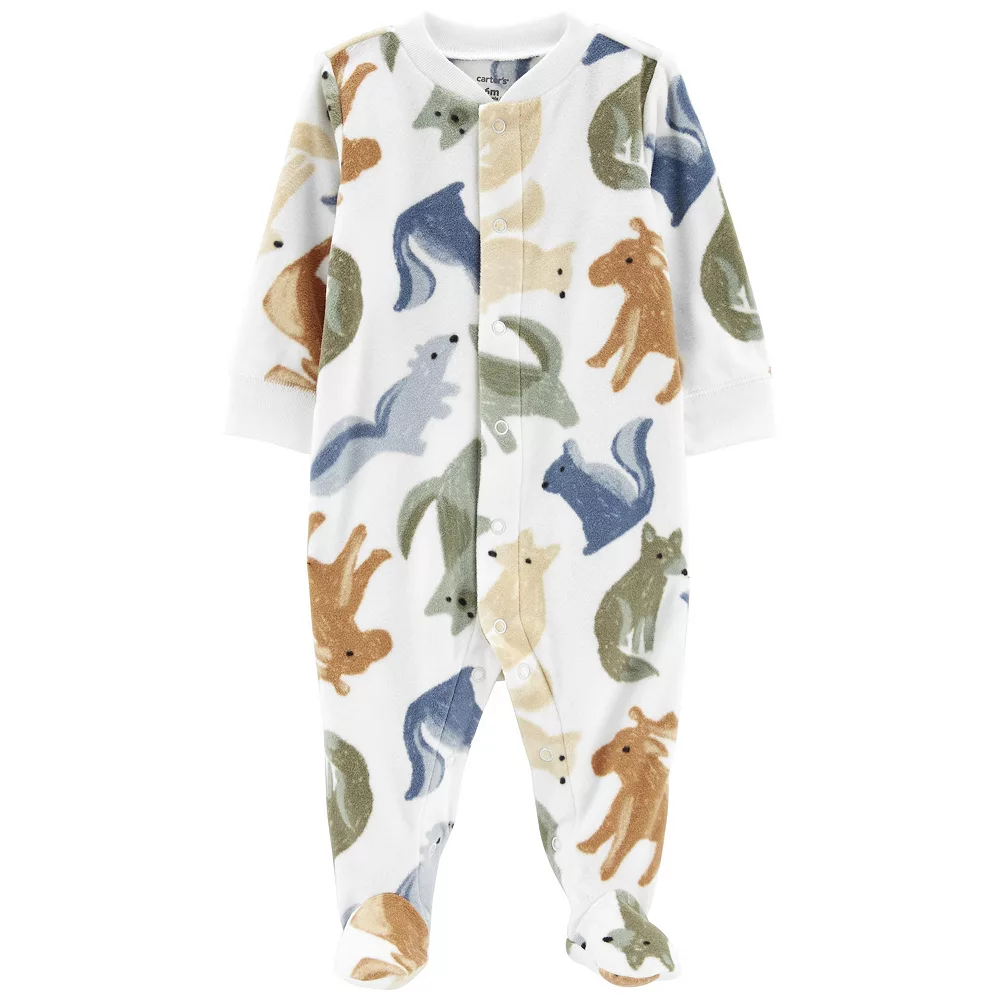 Baby Carter's Animals Fleece Sleep & Play