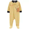 Baby Carter's Bear Fishing Striped Zip Fleece Sleep & Play