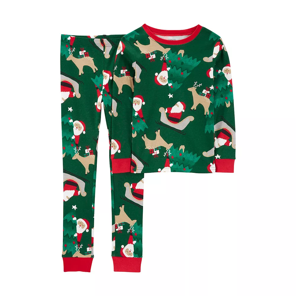 Boys 4-14 Carter's Holiday Snug Fit 2-Piece Pajama Set - Image 2