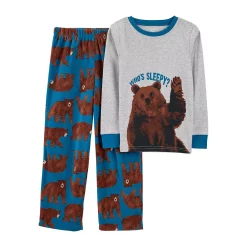 Boys Carter's 2-Piece Cotton & Fleece Pajamas