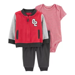Baby Boys Carter's 3-Piece Varsity Jacket Set