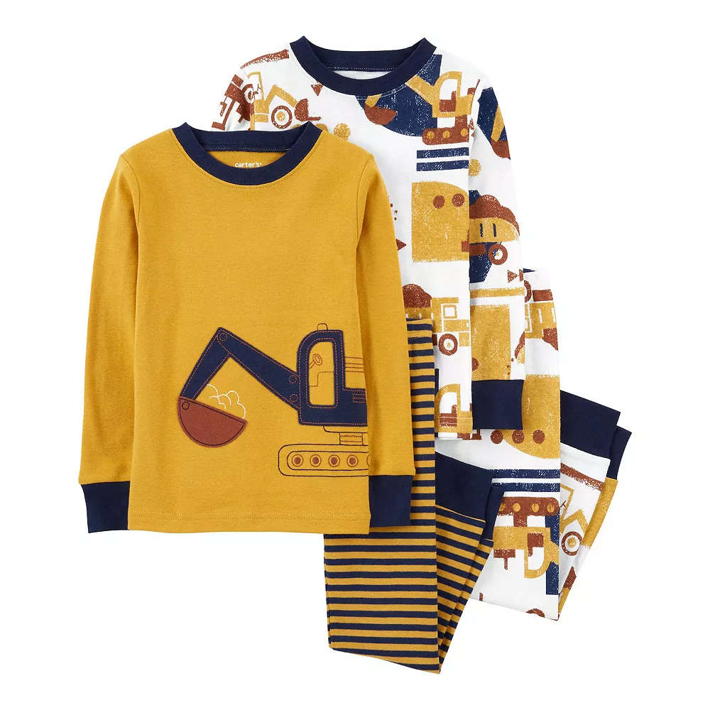 Baby Boy Carter's Construction Tops & Bottoms Pajama Set