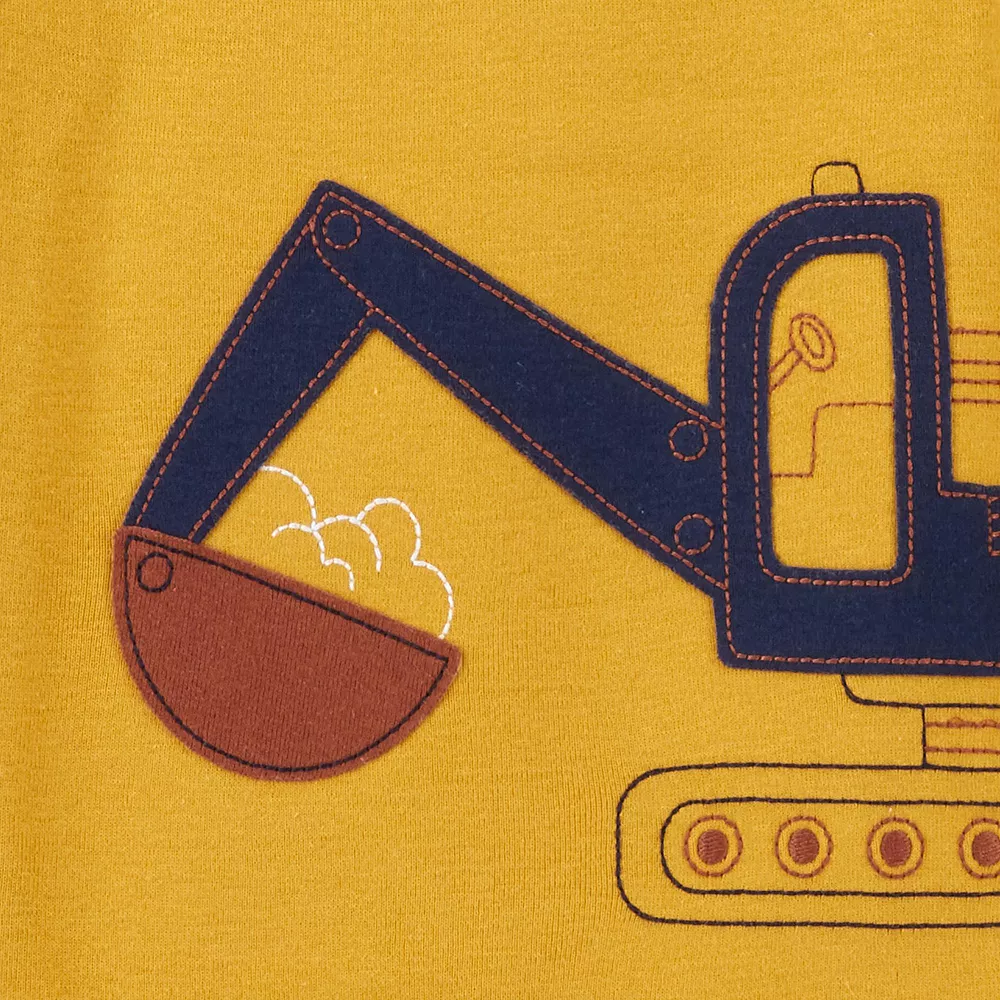 Baby Boy Carter's Construction Tops & Bottoms Pajama Set - Image 2