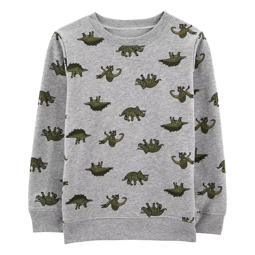 Boys 4-7 Carter's Dinosaur Pullover
