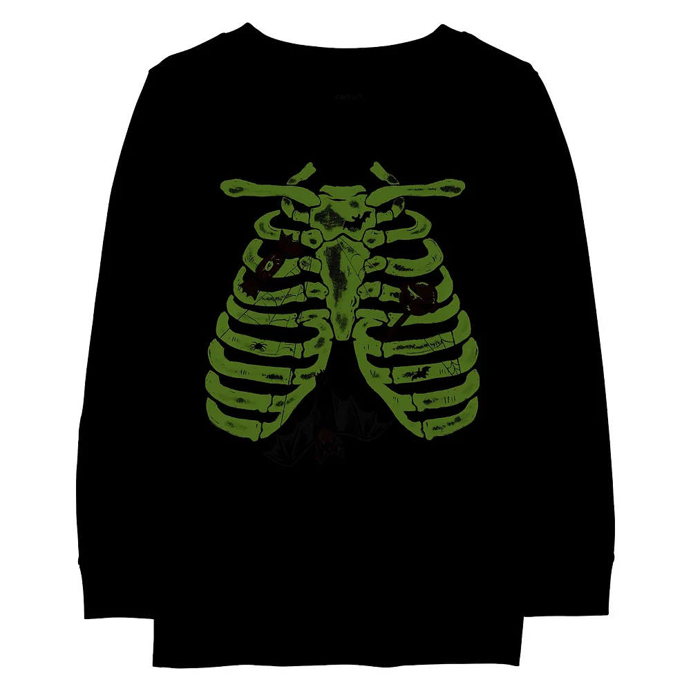 Boys 4-7 Carter's Halloween Skeleton Graphic Tee - Image 4
