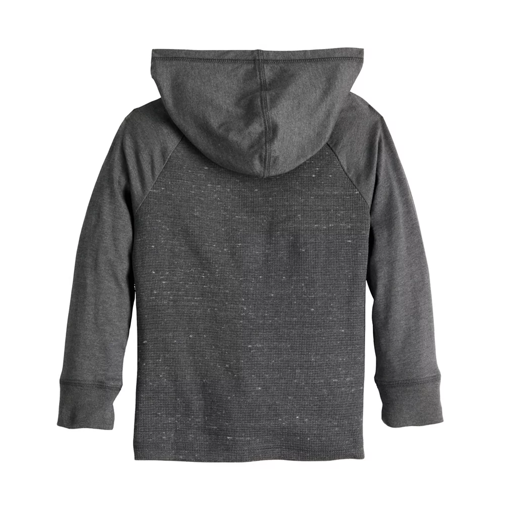 Toddler Boy Jumping Beans® Thermal Raglan Hoodie - Image 6