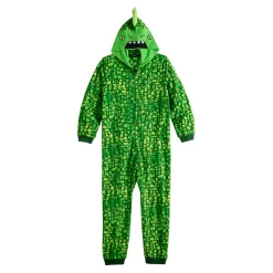 Boys 4-16 Cuddl Duds Hooded One-Piece Pajamas