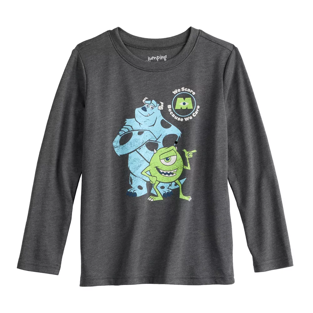 Toddler Boy Jumping Beans® Adaptive Easy Dressing & Abdominal Access Long Sleeve Tee