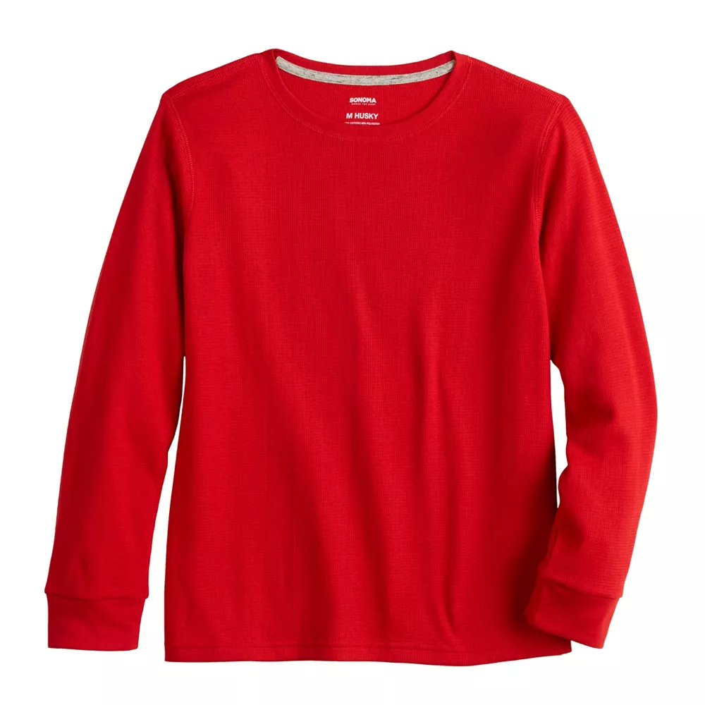 Boys 8-20 Sonoma Goods For Life® Supersoft Solid Thermal Tee - Image 7