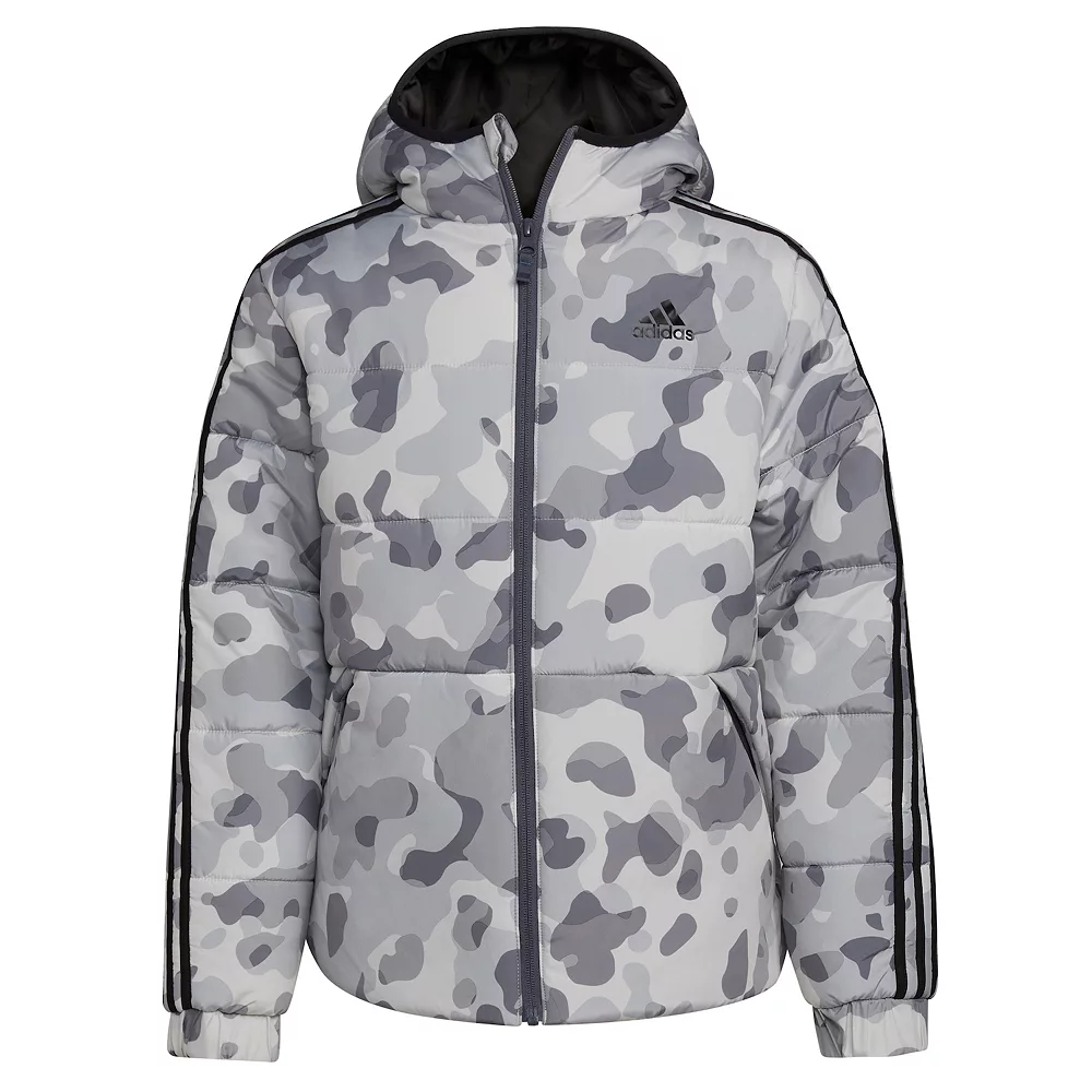 Boys 8-20 adidas Camo AOP Puffer Jacket - Image 2