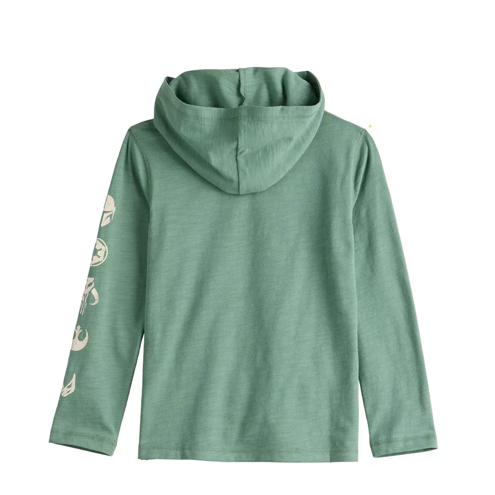 Boys 4-12 Jumping Beans® The Mandalorian Grogu aka Baby Yoda "The Child" Hooded Graphic Tee - Image 2