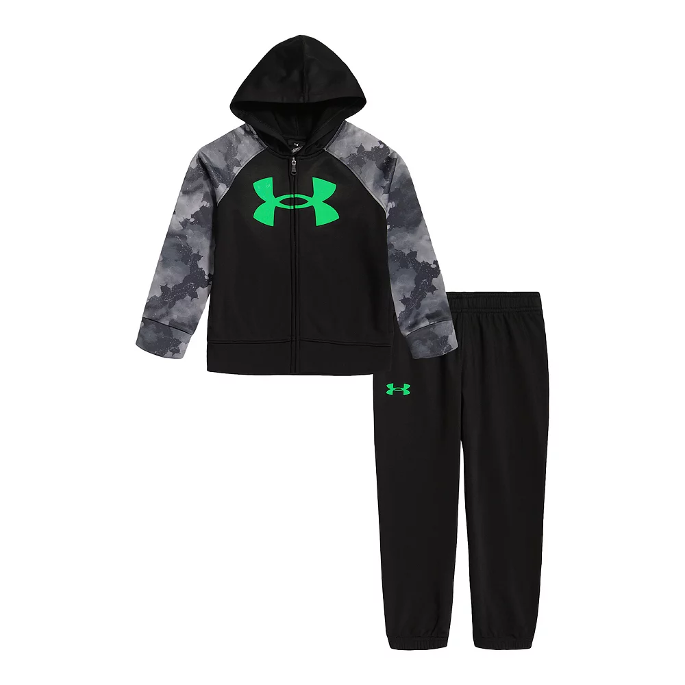 Boys 4-7 Under Armour Herringbone Camo Raglan Sleeve Hoodie & Jogger Pants Set