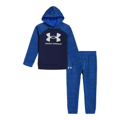 Boys 4-7 Under Armour Space Dye Logo Raglan Graphic Hoodie & Jogger Pants Set