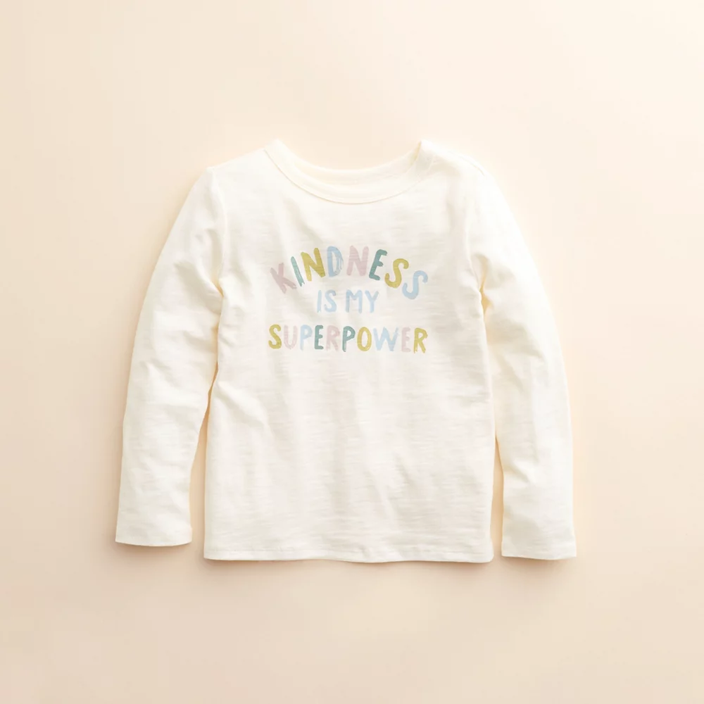Kids 4-8 Little Co. by Lauren Conrad Organic Long-Sleeve Tee - Image 3